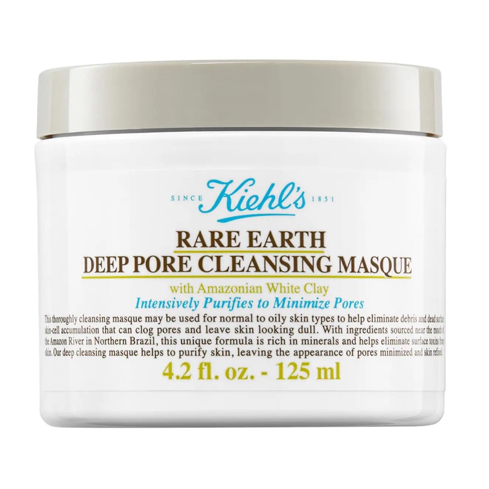 Kiehl's Rare Earth Deep Pore Cleansing Masque - 4.2 fl oz - NWT